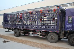 天津客戶訂購我公司46臺63噸機械沖床發貨